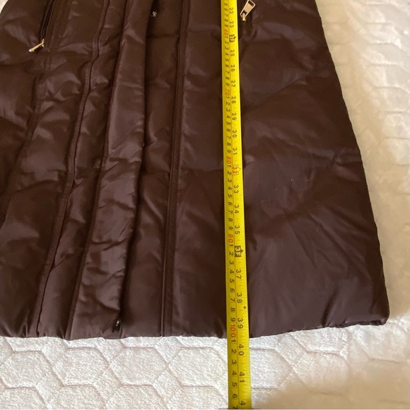 Calvin Klein Down Brown Jacket Women’s Sise S - Picture 11 of 16